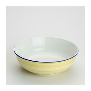 Kerámia Lada kompotos tál 23 cm sárga kép