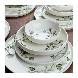 Étkezési szett 24 db fehér/zöld/porcelán 335RTN1207 kép