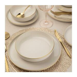 8 darabos étkészlet fehér/arany/porcelán 710KTP3659 kép