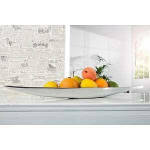 LEAF ezüst tál 60cm kép