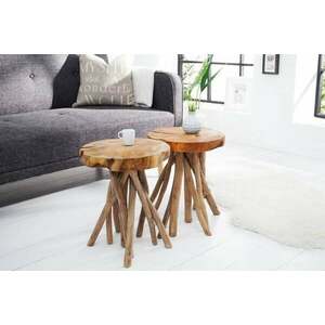 ROOT natúr tikfa lerakóasztal 45cm kép