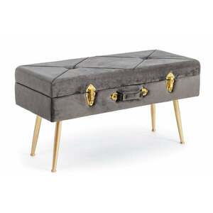 POLINA szürke ülőpad tárolóval kép