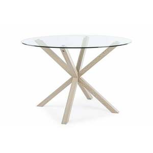 MAY kerek étkezőasztal natúr lábakkal 114cm átmérő kép