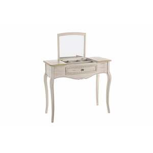 CLARISSE konzolasztal felső tárolóval és tükörrel 90cm kép