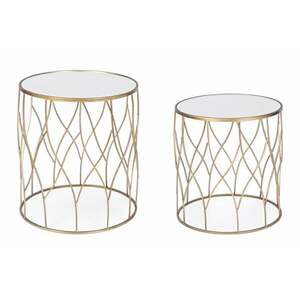 ELENOR 2 részes kerek dohányzóasztal V2 kép