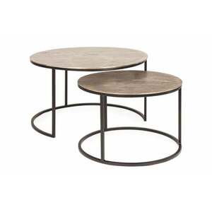 AMIRA 2 részes kerek dohányzóasztal V2 kép