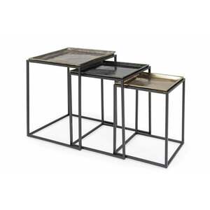 AMIRA 3 részes négyzetes dohányzóasztal V2 kép