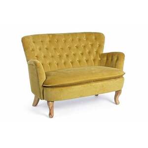 ORLINS mustársárga kanapé 2 személyes kép