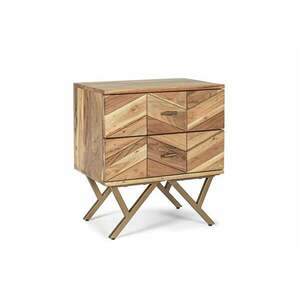 RAIDA barna akácfa éjjeliszekrény kép