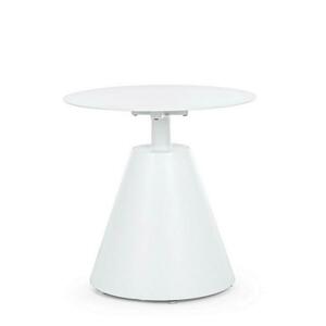 ALOHA fehér kerti kerek lerakóasztal 50cm kép