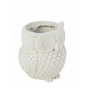 OWL fehér virágcserép kép