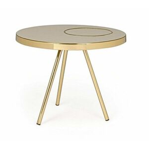 KESAR II arany acél dohányzóasztal 51cm kép