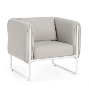 PIXEL szürke és fehér fotel kép