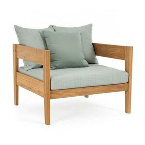 KOBO zöld teakfa fotel kép