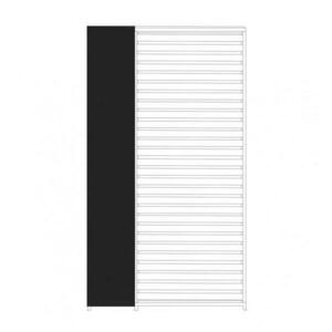 OCEAN antracit pergola függőleges panel oldalfalhoz kép