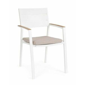 ZELMAR fehér kerti szék kép