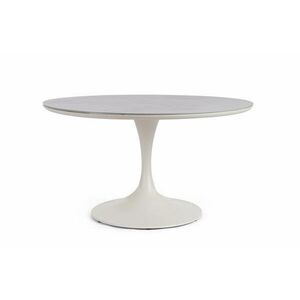 ARNOLD bézs szinterezett kő étkezőasztal 120cm kép