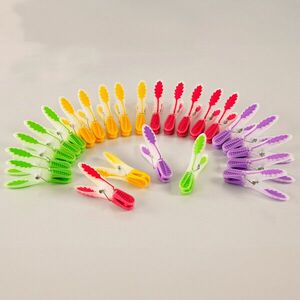 24 db kíméletes ruhacsipesz „Őszi levél" kép