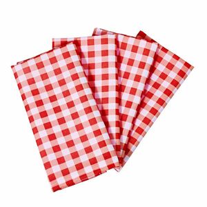 4 db kockás szalvéta szettben kép