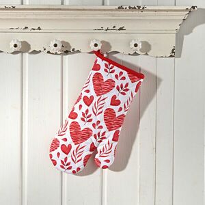 1 pár szívmintás konyhai kesztyű kép