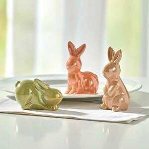 3 darab nyuszi asztali dekoráció kép