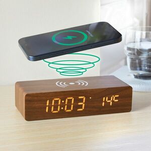 Ébresztőóra okostelefon-töltővel kép