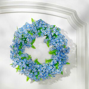 Pomponokból készült koszorú kép