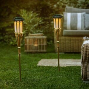 Napelemes fáklya világítás, 2 darabos készlet kép