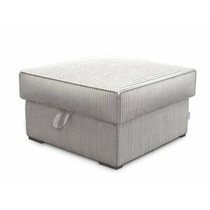 Világosbézs puff SMART COSARO tárolóval 65x65 cm kép
