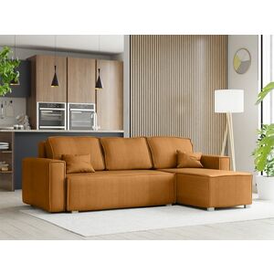 Mustársárga sarokkanapé SMART COSARO, kétoldalas + 2 párna INGYEN kép