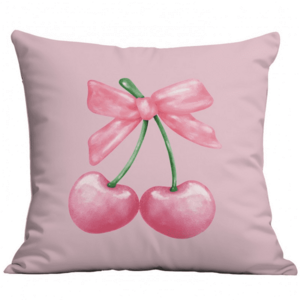 Párnahuzat Cseresznye 45x45 cm, rózsaszín kép