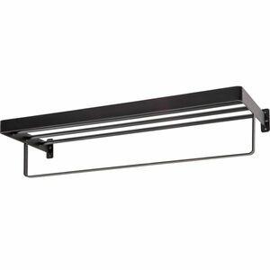 Fali törölközőtartó HANDY 60x22 cm, fekete kép