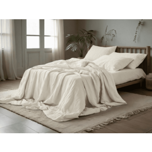 Muszlin ágyneműhuzat PURELY krémszínű Ágyneműhuzat mérete: 2 ks 80 x 80 cm | 200 x 200 cm kép