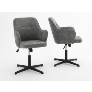 Készlet 2 db szürke irodai szék NERIS kép