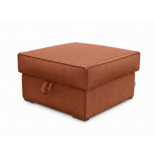 Terrakotta színű SMART COSARO taburet tárolóval 65x65 cm kép