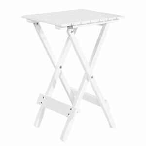 LODGE mini összecsukható asztal, fehér kép