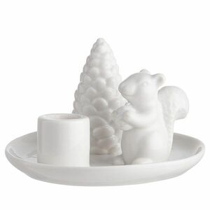 SYLVAN SPIRIT porcelán gyertyatartó, mókus 8cm kép