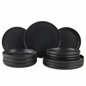 CASA NOVA 12 db-os étkészlet, fekete kép