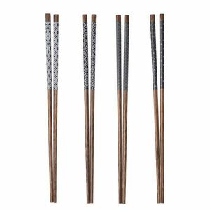 MIKADO fa evőpálcika 4db, mintás wenge kép