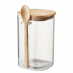 COMPOSITION tárolóedény üveg/bambusz, 1, 2 l kép