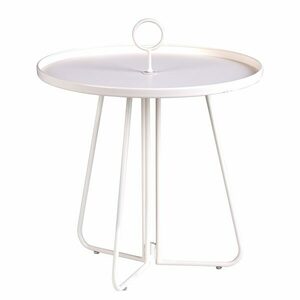 PORTER kisasztal fogantyúval, krémszín kép