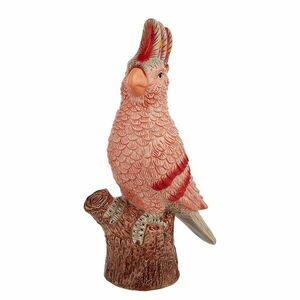 LORA dekor papagáj, rózsaszín 32 cm kép