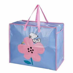 BAG ATTACK óriástáska, Snoopy virággal, világoskék kép