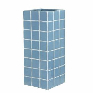 TILES kerámia váza 33 cm, kék kép