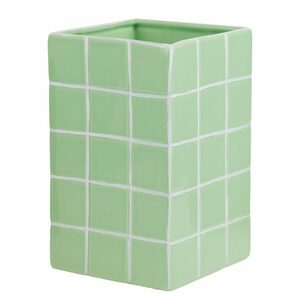 TILES kerámia váza 22cm, menta kép