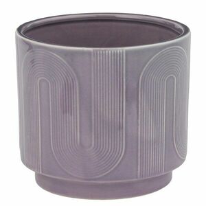CURVES kerámia kaspó Ø 15cm , lila kép