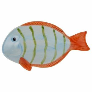 CORAL COST mini kerámia halas tányér , kék kép