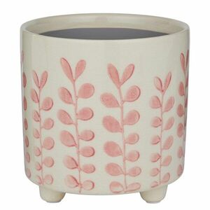 NEW DELFT kaspó, Ø 13, 5 cm, rózsaszín virágos kép