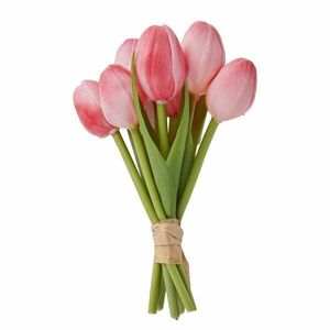 FLORISTA mini tulipán csokor 16 cm , pink kép