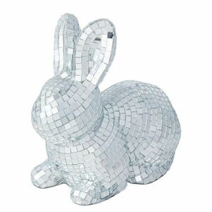 EASTER disco nyuszi 15cm , ezüst kép